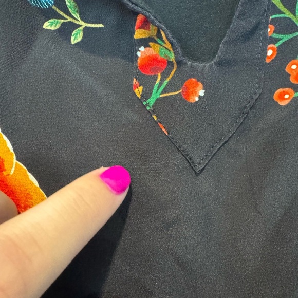 Johnny Was Zorya Printed Floral Mini Dress Size Medium - Picture 7 of 7